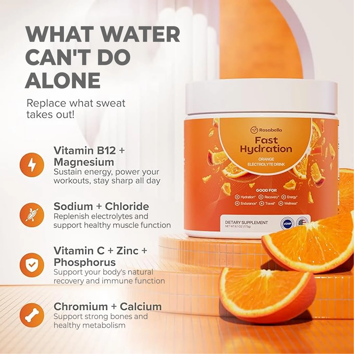 Rosabella Electrolyte Drink Powder