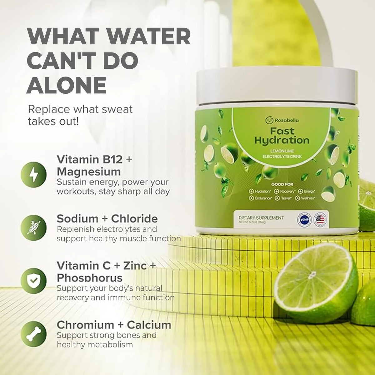 Rosabella Electrolyte Drink Powder