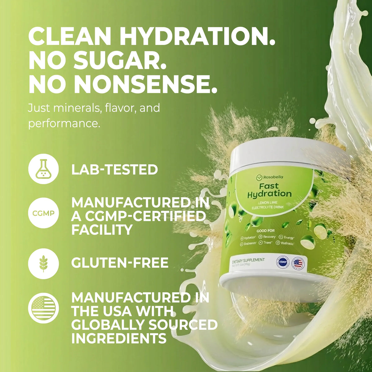 Rosabella Electrolyte Drink Powder