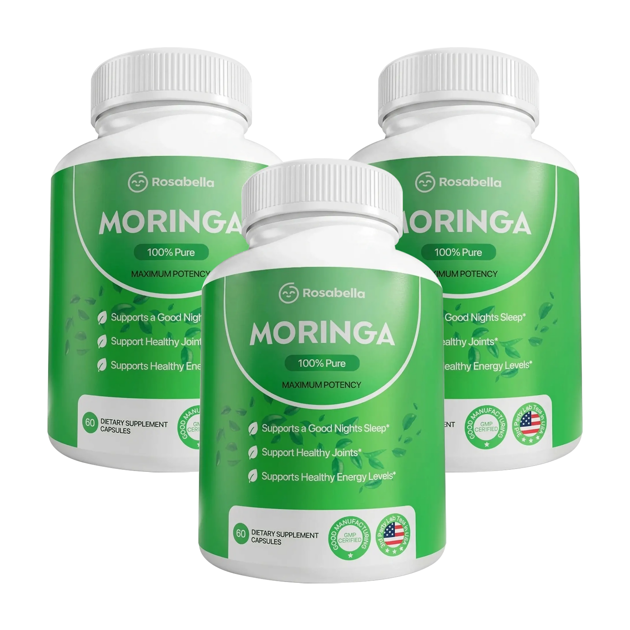 Rosabella Moringa Powder Capsules-